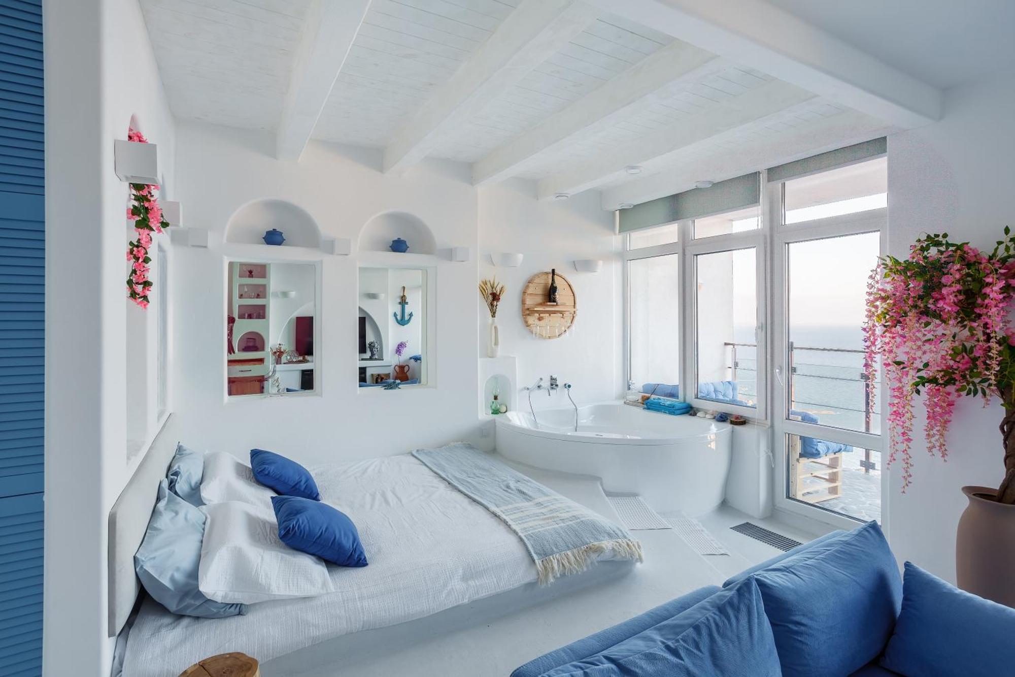 Anna Maria Santorini - Greek Suite & Large Sea Terrace Arcadia Одесса Экстерьер фото