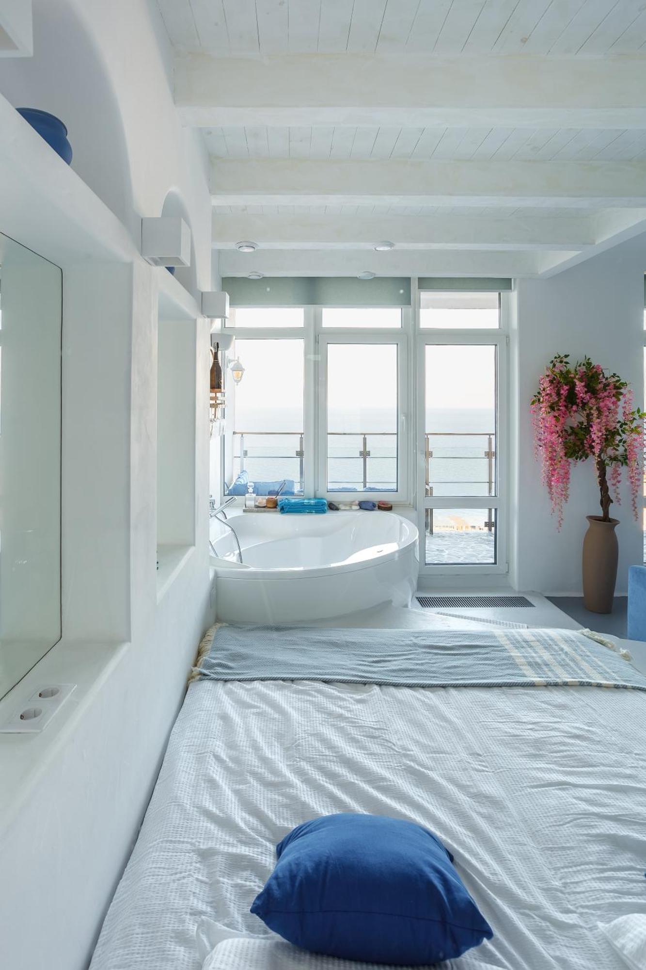 Anna Maria Santorini - Greek Suite & Large Sea Terrace Arcadia Одесса Экстерьер фото