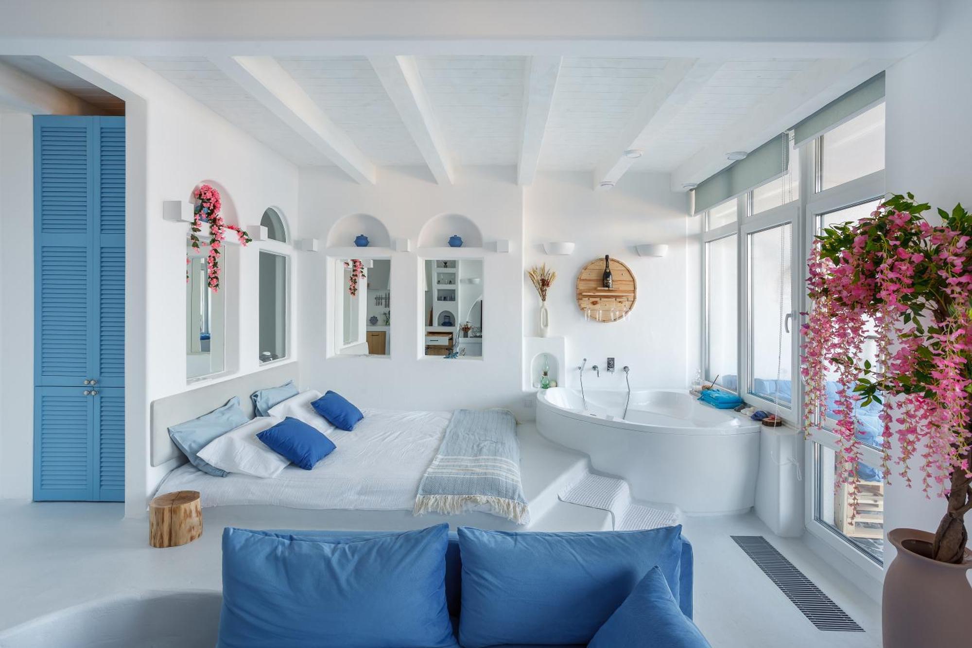 Anna Maria Santorini - Greek Suite & Large Sea Terrace Arcadia Одесса Экстерьер фото